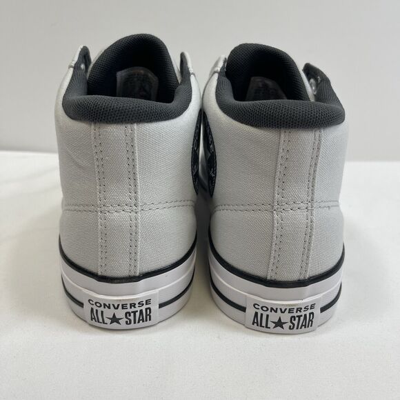 Converse All Star Men's 11.5 Gray White Black Malden Street Mid Top A08612F NWOB - Picture 7 of 10